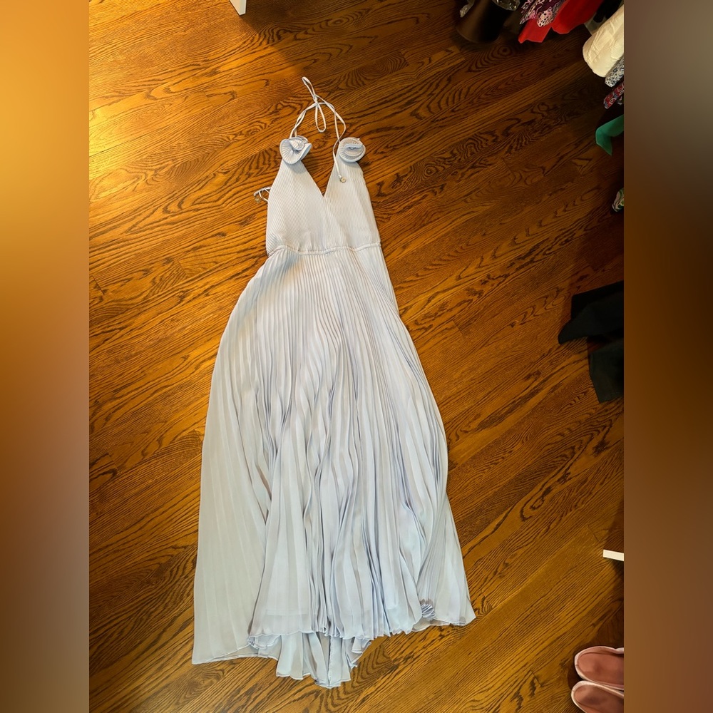 Backless Crazy Rich Asians wedding guest dress